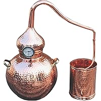 5 Gallon Pure Copper Alembic Still for whiskey, moonshine essential oils by Copperholic