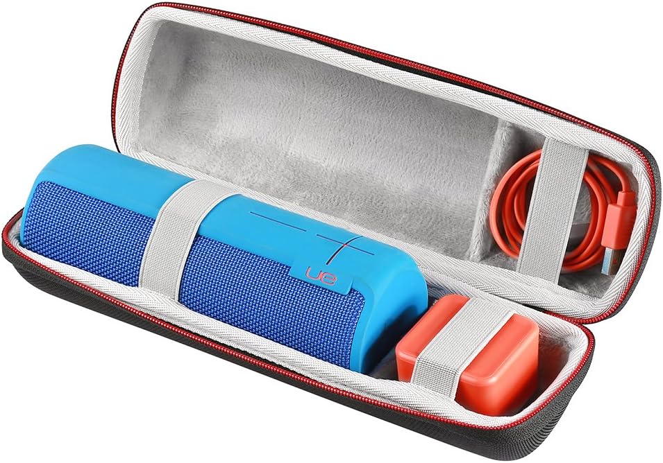 Shucase Hard Case for Ultimate Ears UE BOOM 2 Wireless Bluetooth Speaker Fits USB Cable and Charger