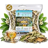 Té de Hojas de Níspero (Loquat Leaf Tea) – 4 oz (113 g) – 100% Natural, Wildcrafted Herbal Loose Leaf Tea – Caffeine-Free, Vegan, Gluten-Free, Non-GMO – by Bexpertsusa