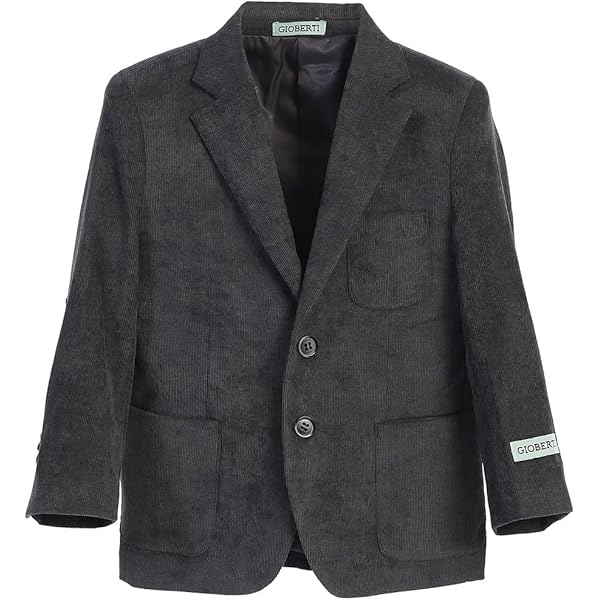 Blazer Garçon Isaac Mizrahi – Velours Côtelé Noir – Taille 2T – Très Bon état