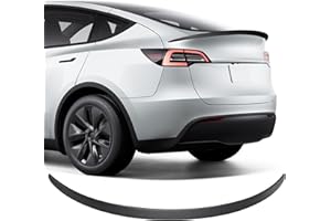 Arcoche Tesla Model Y Spoiler Wing Performance Rear Trunk Lip Tail Lid for Tesla 2020-2024 ABS Model Y Accessories(Glossy Carbon Fiber)