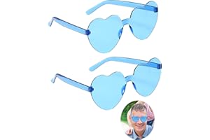 ASAHEL Heart Sunglasses Women Girls Halloween Party Favor 80s Neon Accessories Lover Outfit