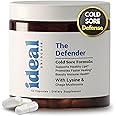 Cold Sore Supplement with Immune Support for Lips | L-Lysine 1000mg Capsules, Chaga, Bee Propolis, Vitamin C, Zinc & Licorice Root Extract | Non-GMO, Vegetarian, 60 Capsules for Men and Women