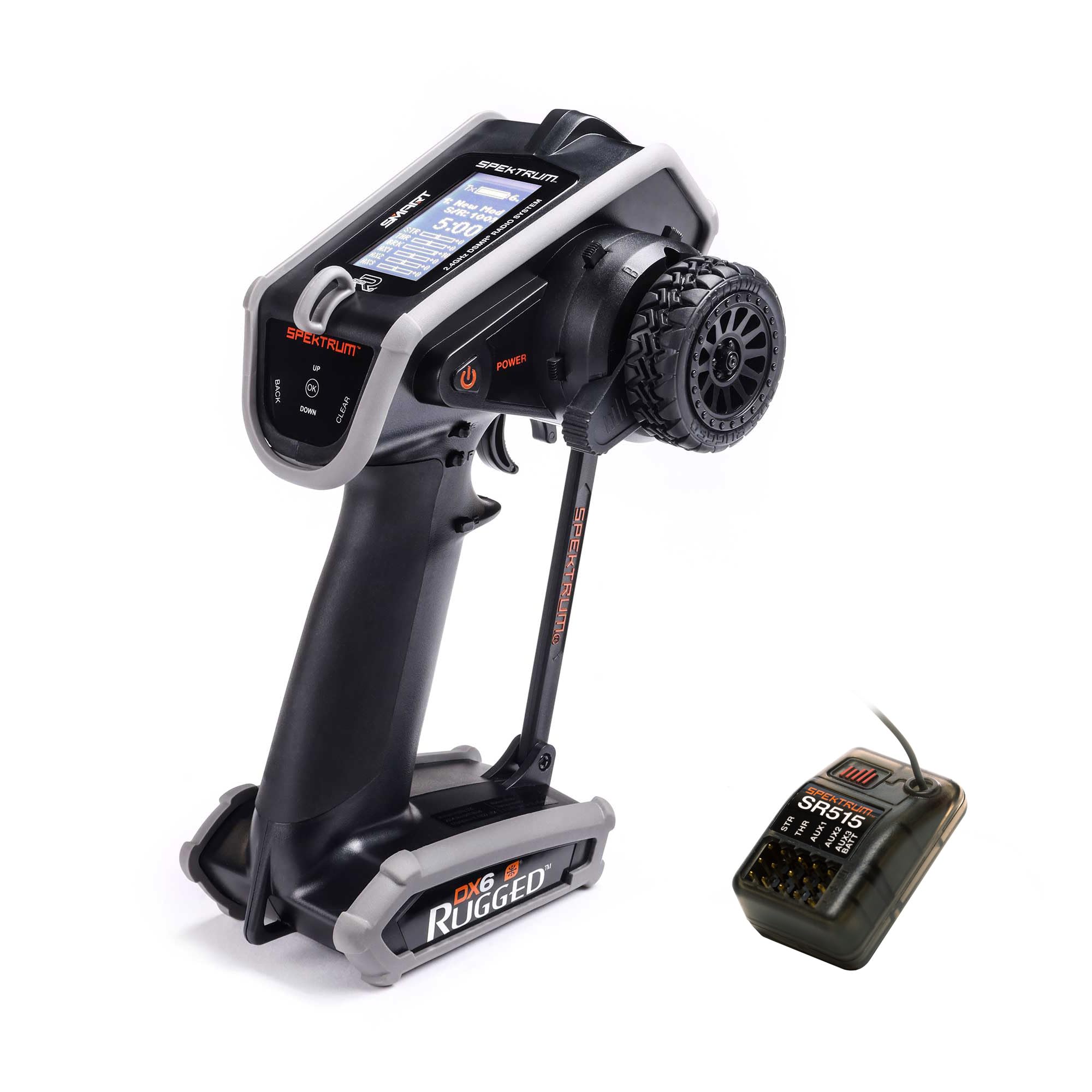 Photo 1 of Spektrum DX6 Rugged 6 Channel DSMR Transmitter with SR515, SPM6215
