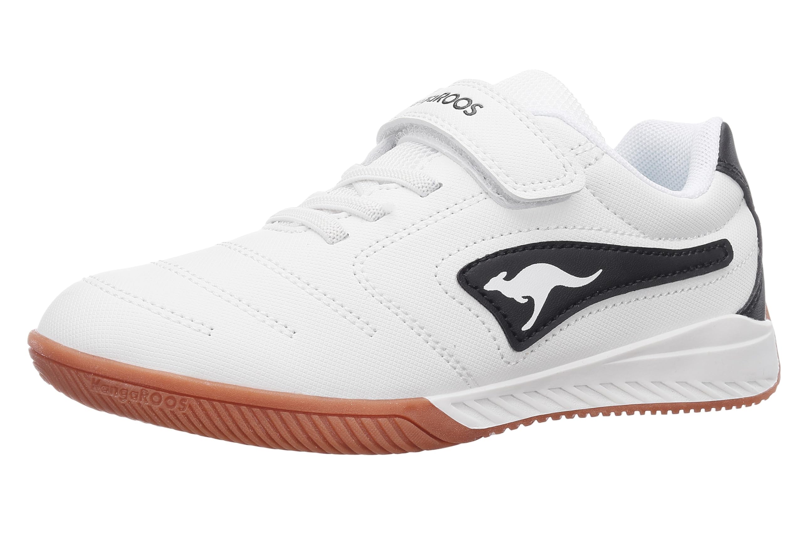 KangaROOS Unisex Kinder K5-drib Ev Sneaker, White Jet Black, 28 EU 2