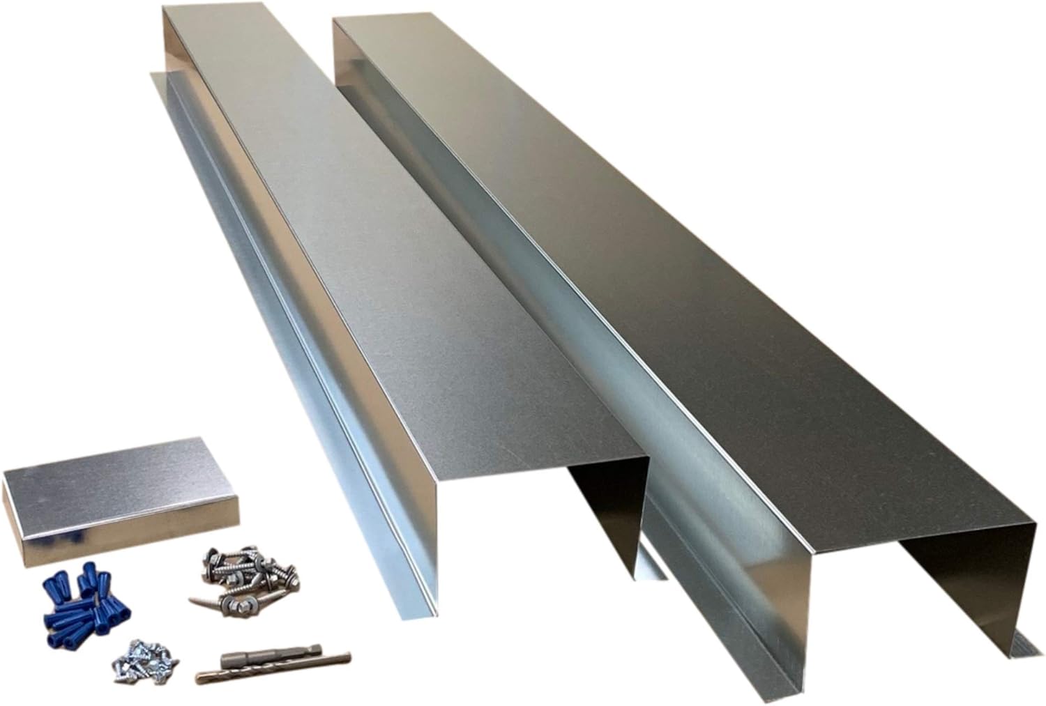 Amazon Com Eagle 1 Metal Line Set Cover Kit For Mini Split And Central Air Conditioner Heat Pump Multiple Sizes And Colors 6x4 Galvanized Home Kitchen