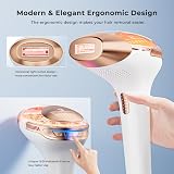 LUBEX 21J IPL Hair Removal Device, 3-in-1, 999,900 Flashes, Gold view 8
