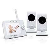 Upgraded - Babysense Video Baby Monitor 3.5 Inch