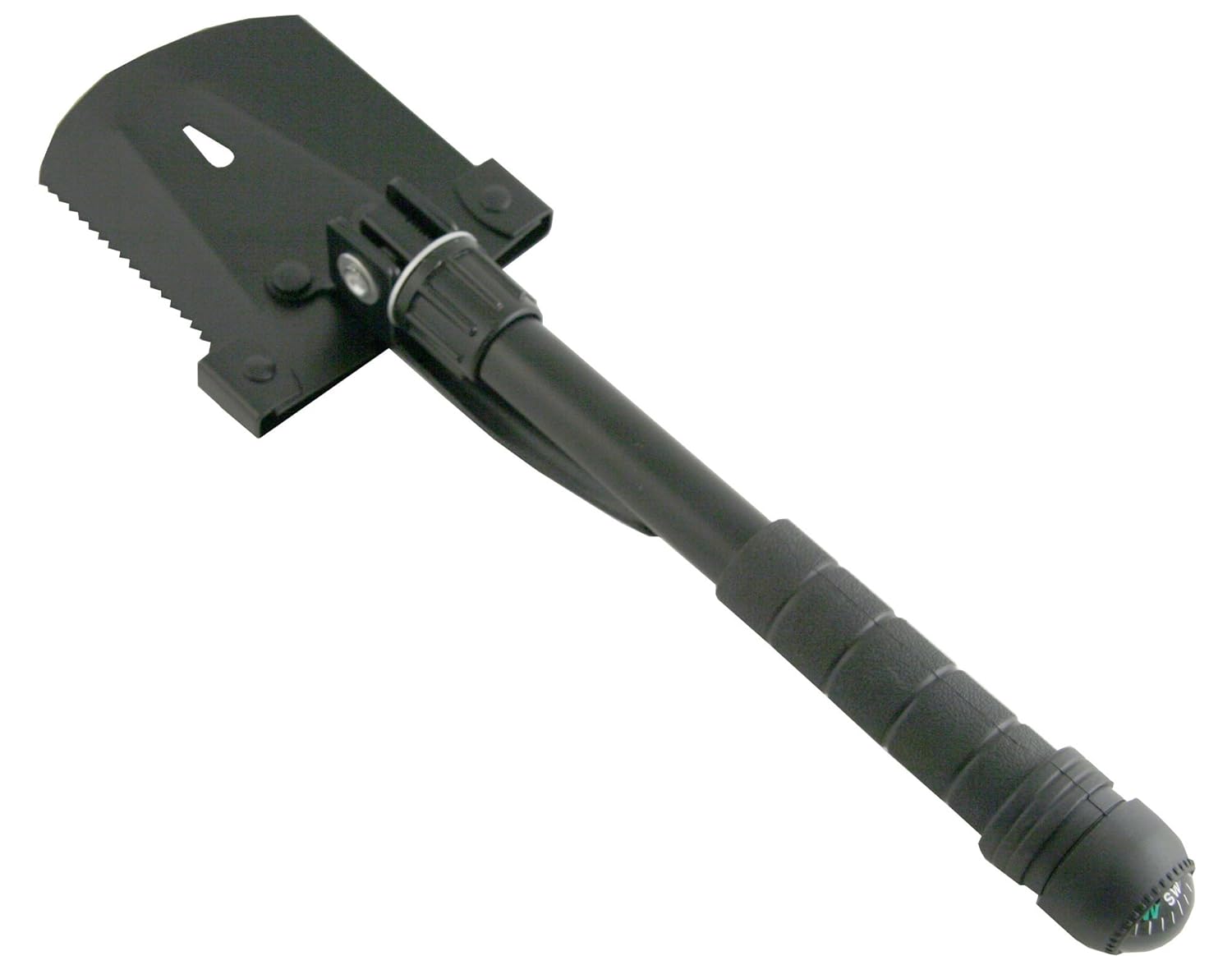 Emergency Zone Folding Shovel with Pick and Compass