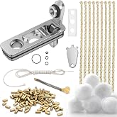 Universal Lighter Repair Kit 300PCS Flint +20PCS Cotton Wick+1 Pack Lighter Gasket Seal+12pcs Wadding Cotton+Cotton Needle,Flint Spring,Screw Tool, Contains All Lighter Replacement Parts
