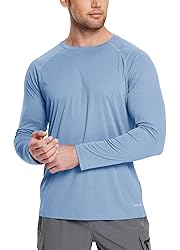 baleaf Men's Long Sleeve Running Shirts Workout