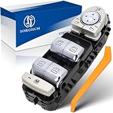 Sorghum Power Window Switch Driver Side - Master Window Switch Compatible with 2017 Mercedes-Benz E200 E250 E300 E400 E500 E550 E43 AMG 3 Pins Replace# 2139054803 A2139054803 2229052004