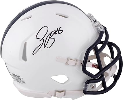 saquon barkley signed penn state helmet