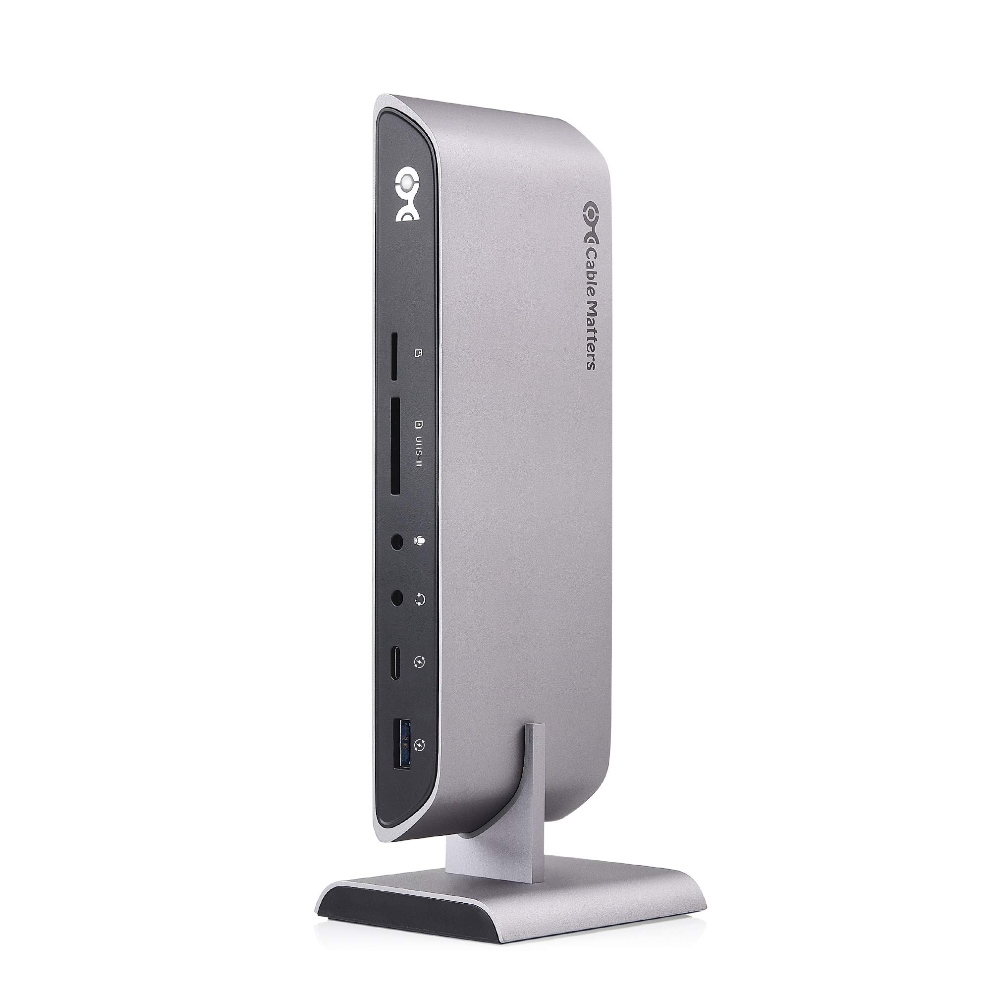 Cable Matters Dual Monitor USB C Dock (Docking Station) for MacBook Pro with Dual 4K HDMI and 80W Laptop Charging (USB-C and Thunderbolt 3 Port Compatible)