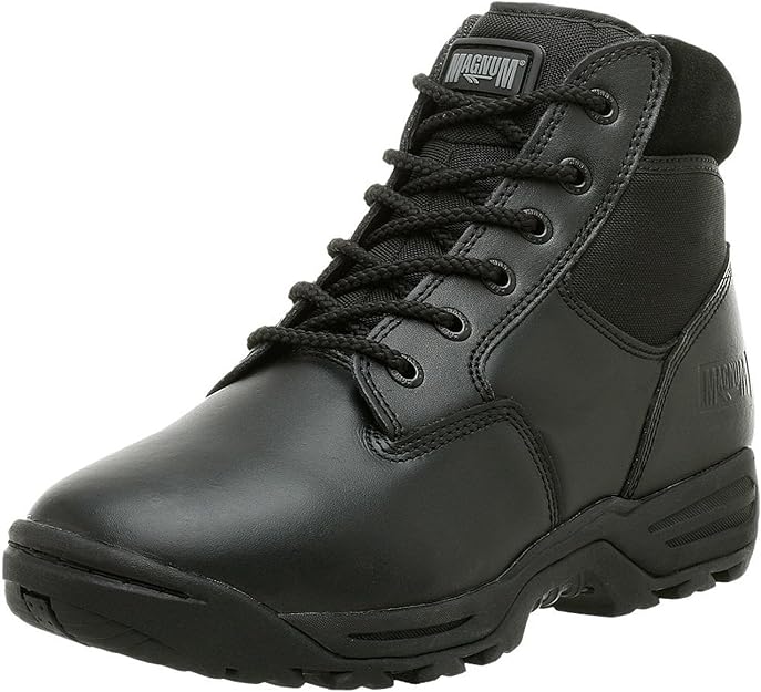Magnum HiTec Midnite Plus II Tactical Combat Work Boots Black Leather