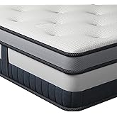 Vesgantti Twin XL Mattress 10 Inch Innerspring Multilayer Hybrid XL Twin Mattress - Ergonomic Design with Memory Foam and Pocket Spring Mattresses Twin XL Size - Box Top Series Medium Firm Feel