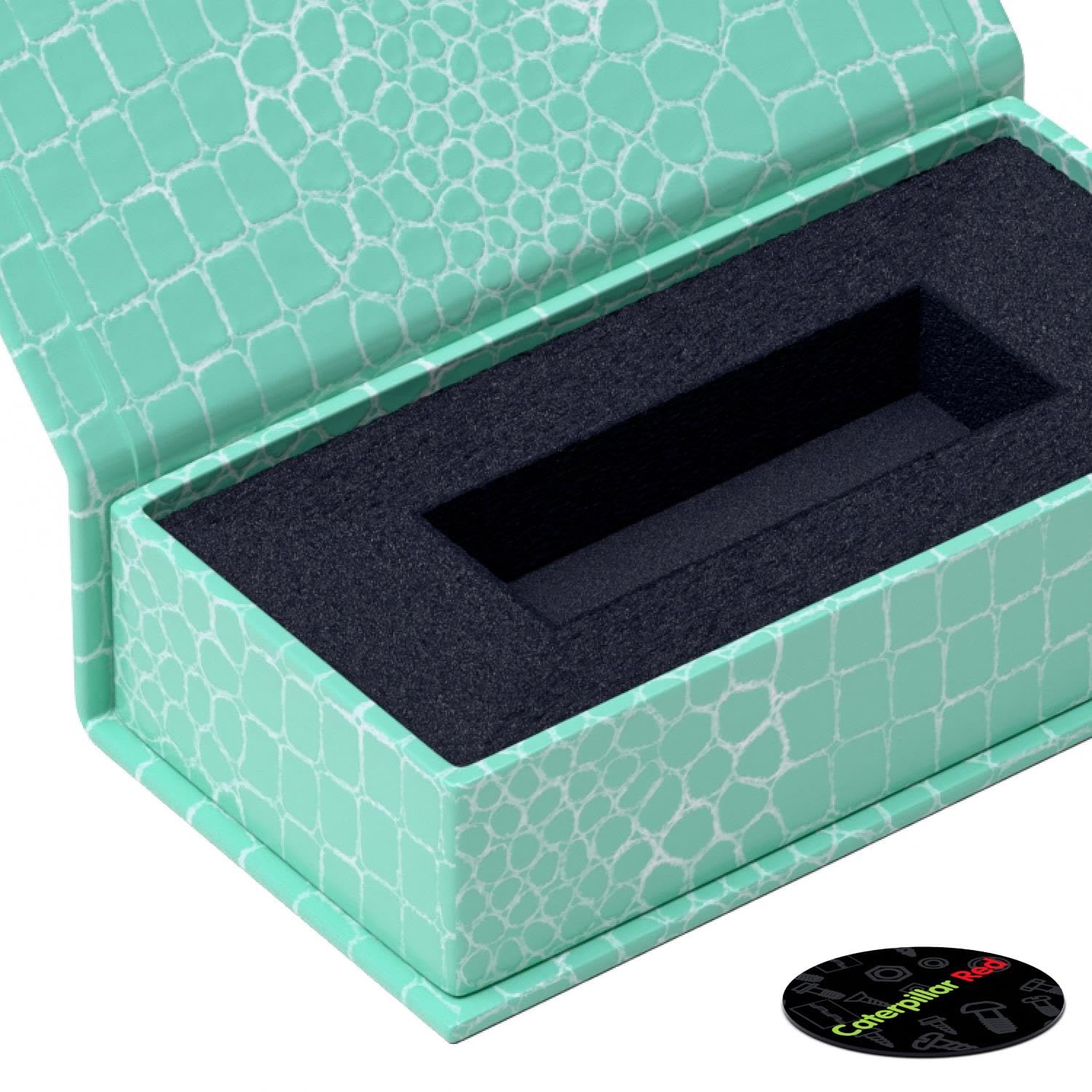 4 x Magnetic USB Presentation Gift Boxes, Mint Green Colour, Flash Drives, Removable Drives, Wedding USB Box, Wedding, Presentation, Photography