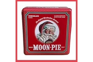 MOONPIE Moon Pie Santa Chocolate Christmas Tin 12 pc
