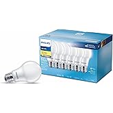 PHILIPS Led 8.5W = 60W A-Line (A19) Soft White Non-Dimmable (2700K) 6 Pack