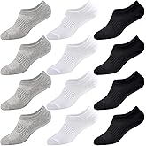 No Show Socks Girls 12 Pairs Kids Low Cut Non Slip Socks Boys Cotton Breathable Short Sock Children Youth