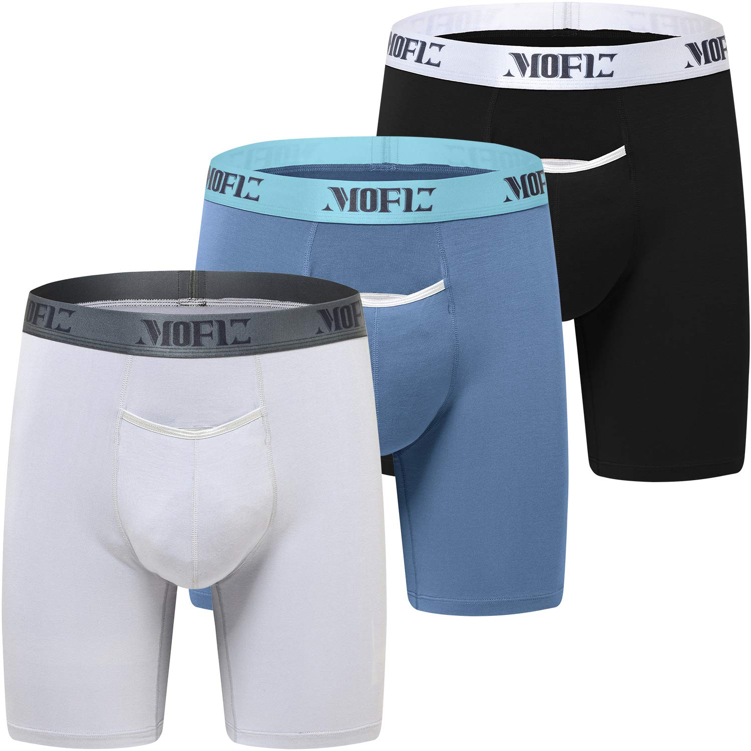 JINSHI Men's underwear Boxer briefs Bamboo Under