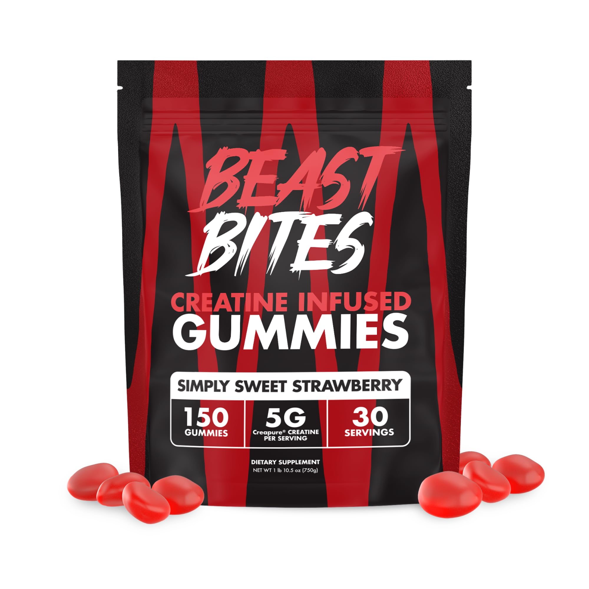 Creatine Infused Gummies (Simply Sweet Strawberry)