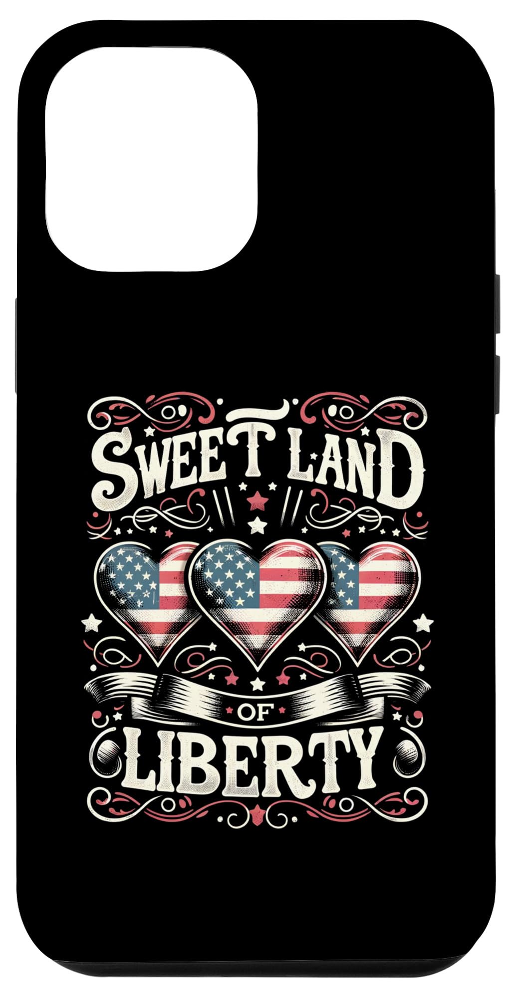 iPhone 13 Pro Max 4th of july USA Flag Sweet Land Of Liberty Case