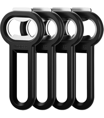 Txibi Lot De 4 Décapsuleurs Plats Robustes En Acier Inoxydable Pour Cuisine, Bar Ou Restaurant