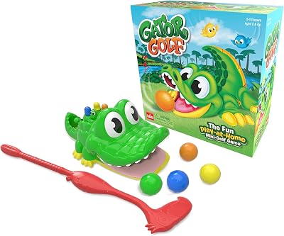 Goliath Gator Golf Play at Home Mini Golf Game for 2-4 Players