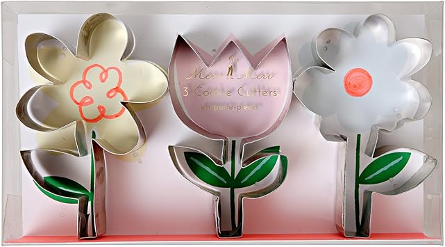 3 Flower Shape Cookie Cutters: Amazon.co.uk: Kitchen & Home