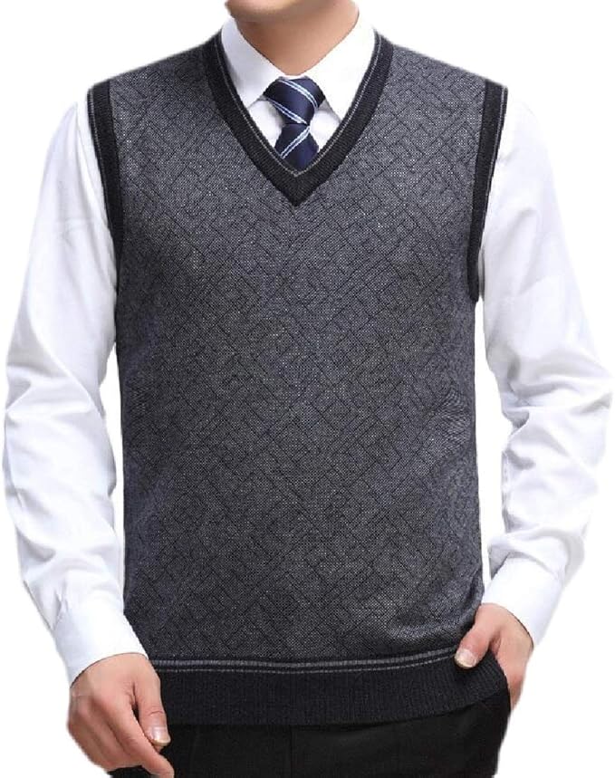 MakingDa Herren Business Weste - Nadelstreifen Anzugweste Im Vintage Stil