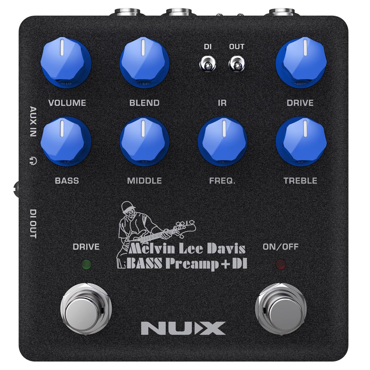 Mua NUX Melvin Lee Davis NBP-5 Dual Switch Bass Pedal Bass Preamp,DI ...