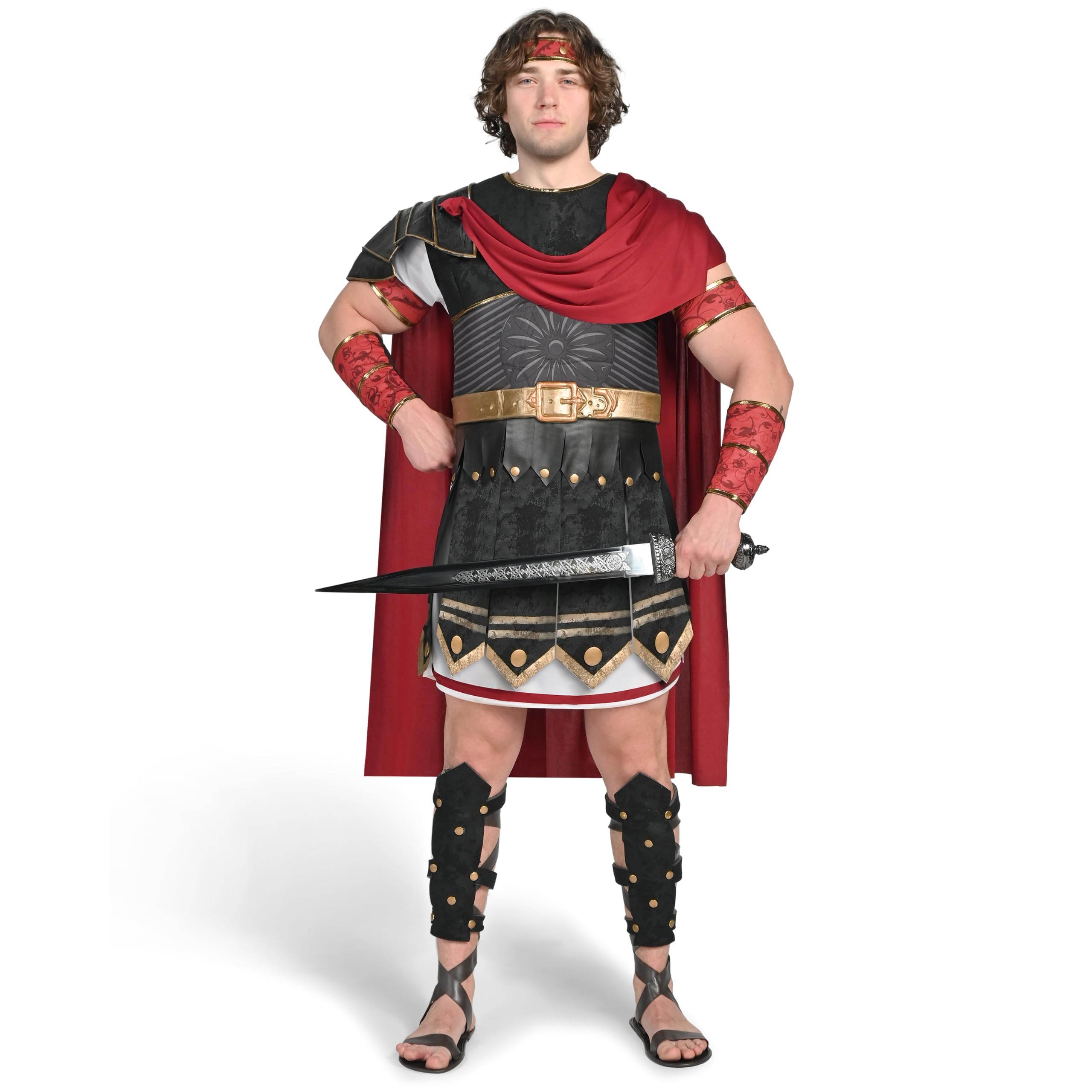 Spooktacular Creations Brave Men Roman Gladiator Costume Set