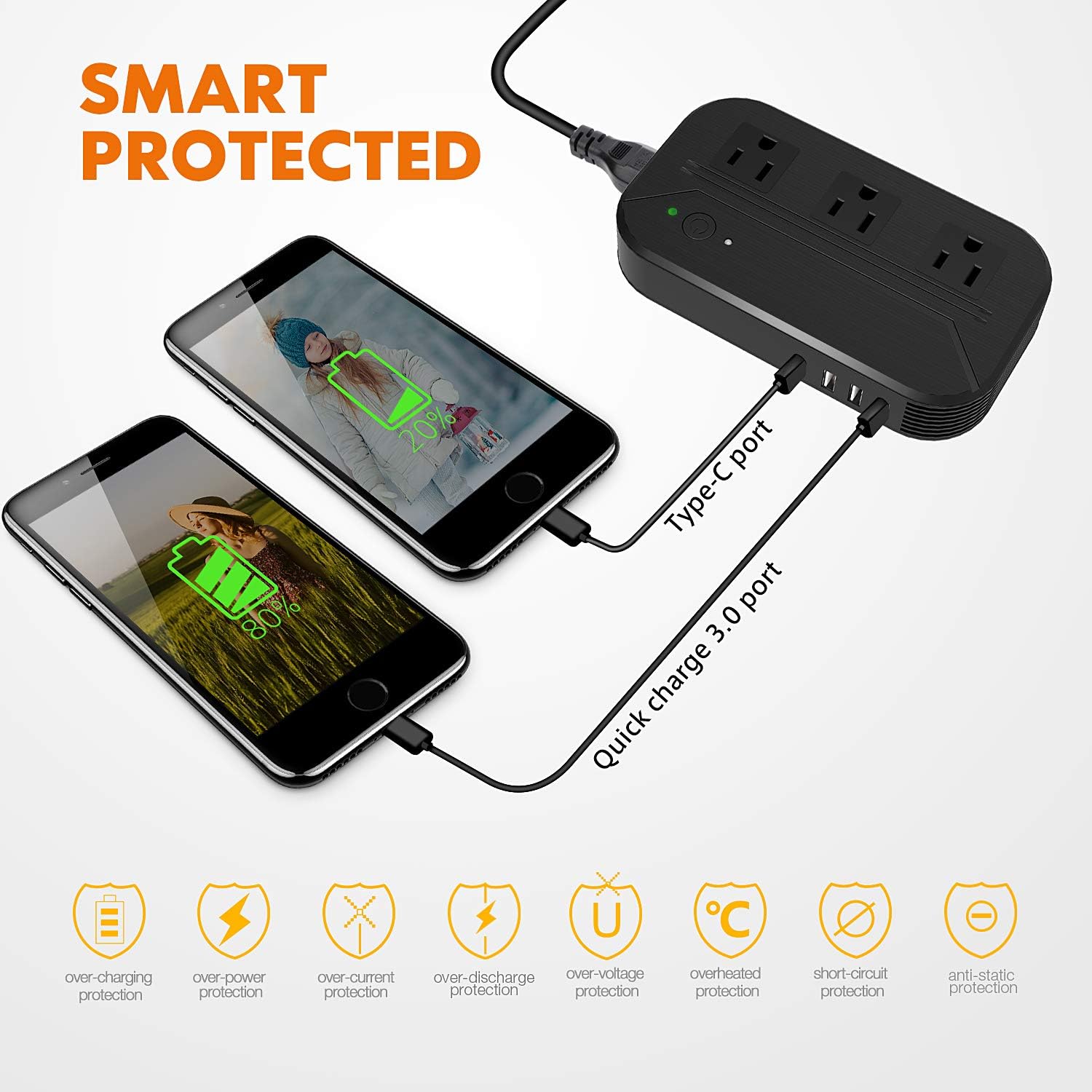 Voltage Converter 2300W International Power Converter Step Down 220v