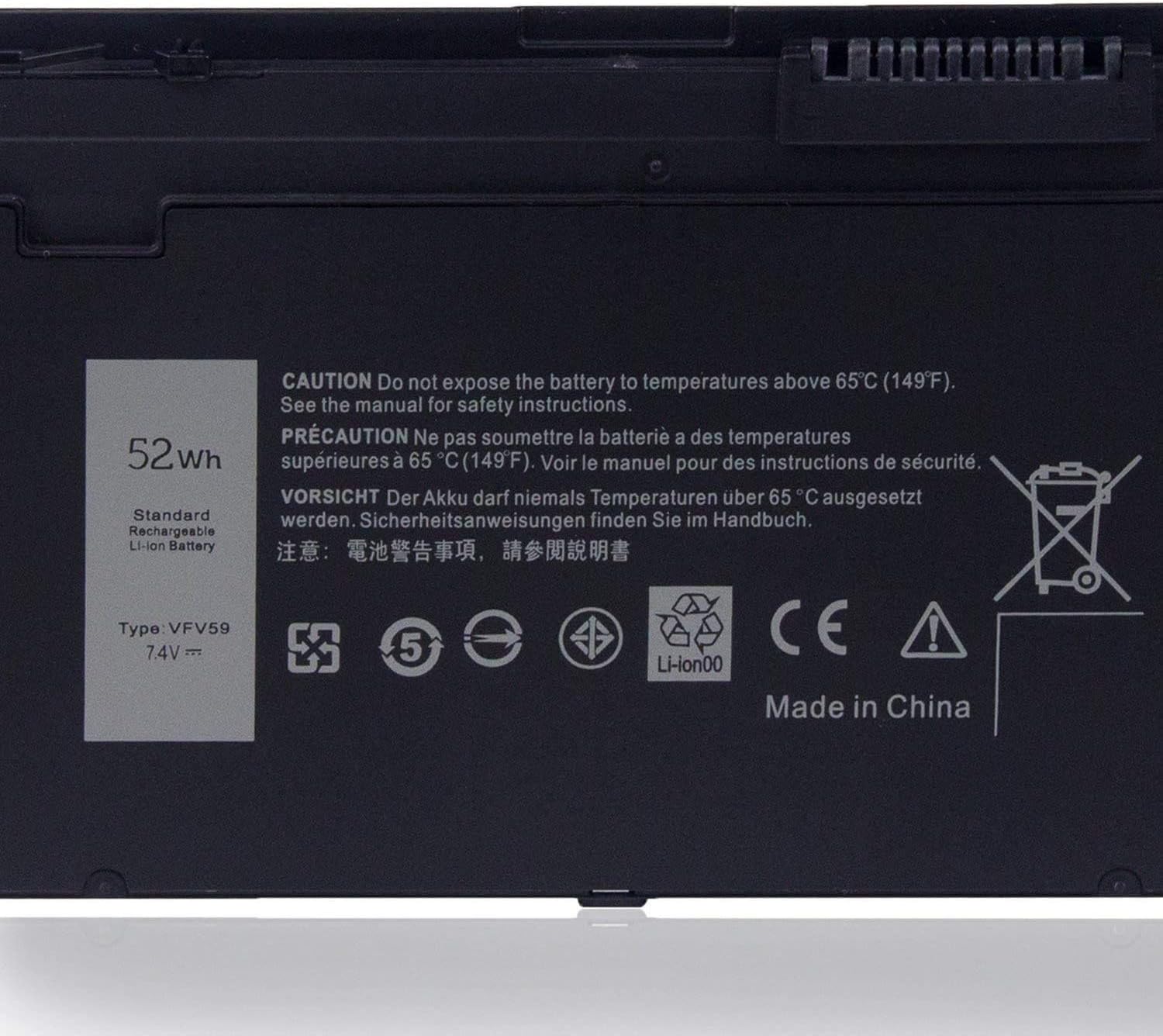 ASKC 7.4V 52WH VFV59 Laptop Battery for Dell Latitude 12 7000 E7240 E7250 Series Notebook F3G33 HJ8KP GVD76 J31N7 NCVF0 W57CV 9C26T 451-BBFX 451-BBFW 451-BBFY - Image 3