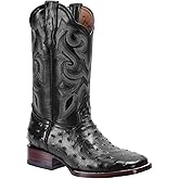 Joe Boots Western Boots For Men Ostrich Print Leather 701