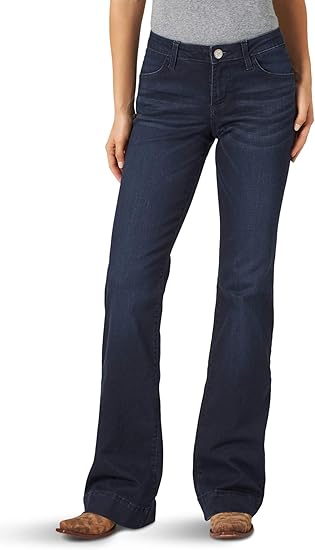 mid rise trouser jeans