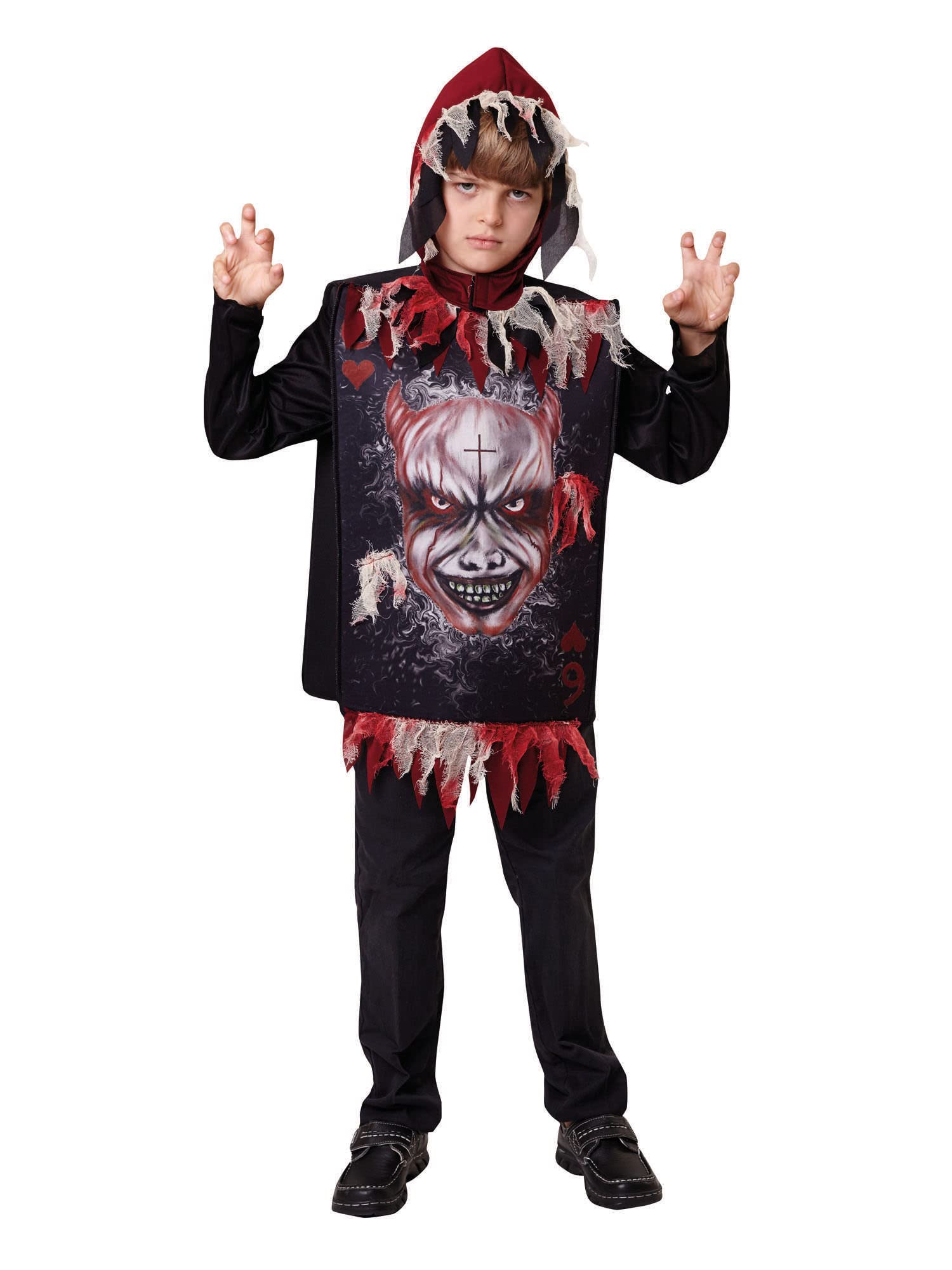 Bristol Novelty CF006 Devil Tabard and Hood, Boys, One Size Halloween