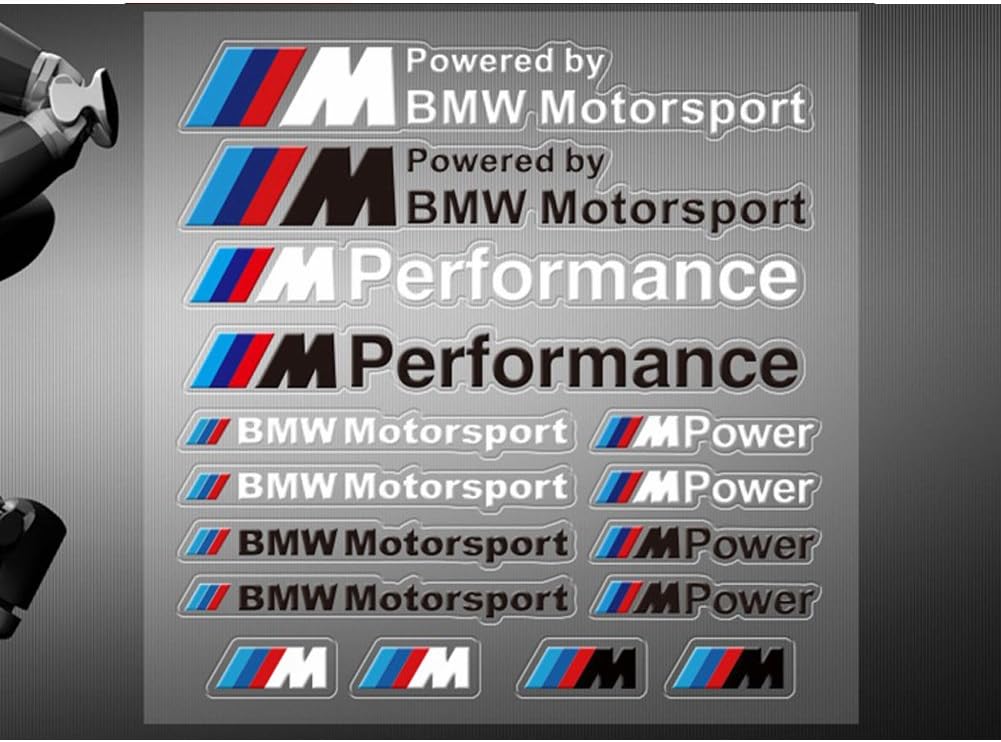 Encell Set of 2 PVC Car Styling M Sports Sticker Emblem