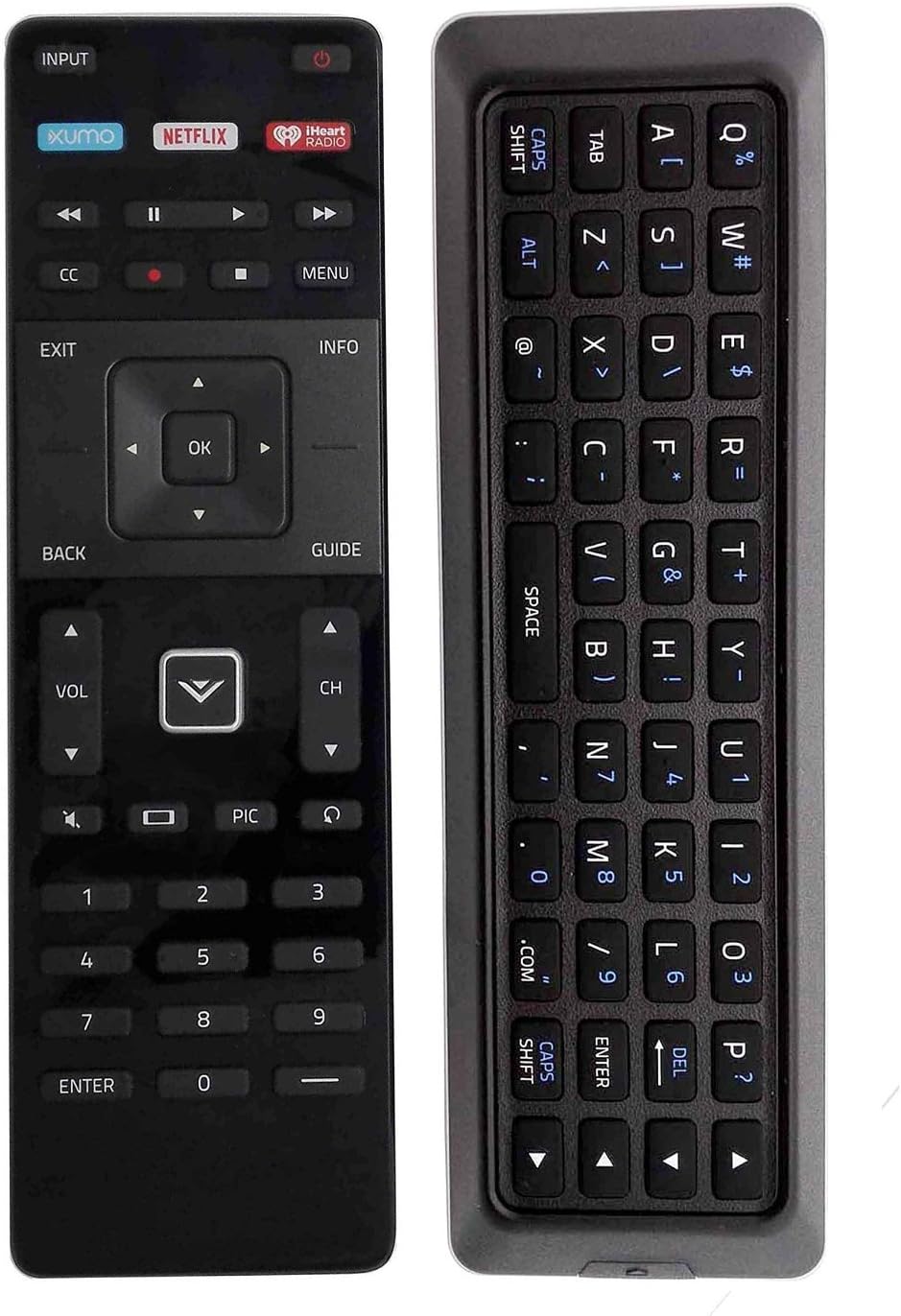 New XUMO XRT500 TV Remote Control with Keyboard fit for vizio M43C1