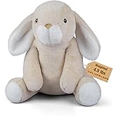 Bobbie & Laxi 17" & 4.5 lbs Rabbit Weighted Stuffed Animal, Cuddly & Soft Kids' Plush Toy Pillows for Companion, Large Plushies with Removable Ceramsite Bag, Gifts for Adults, Kids, Boys and Girl