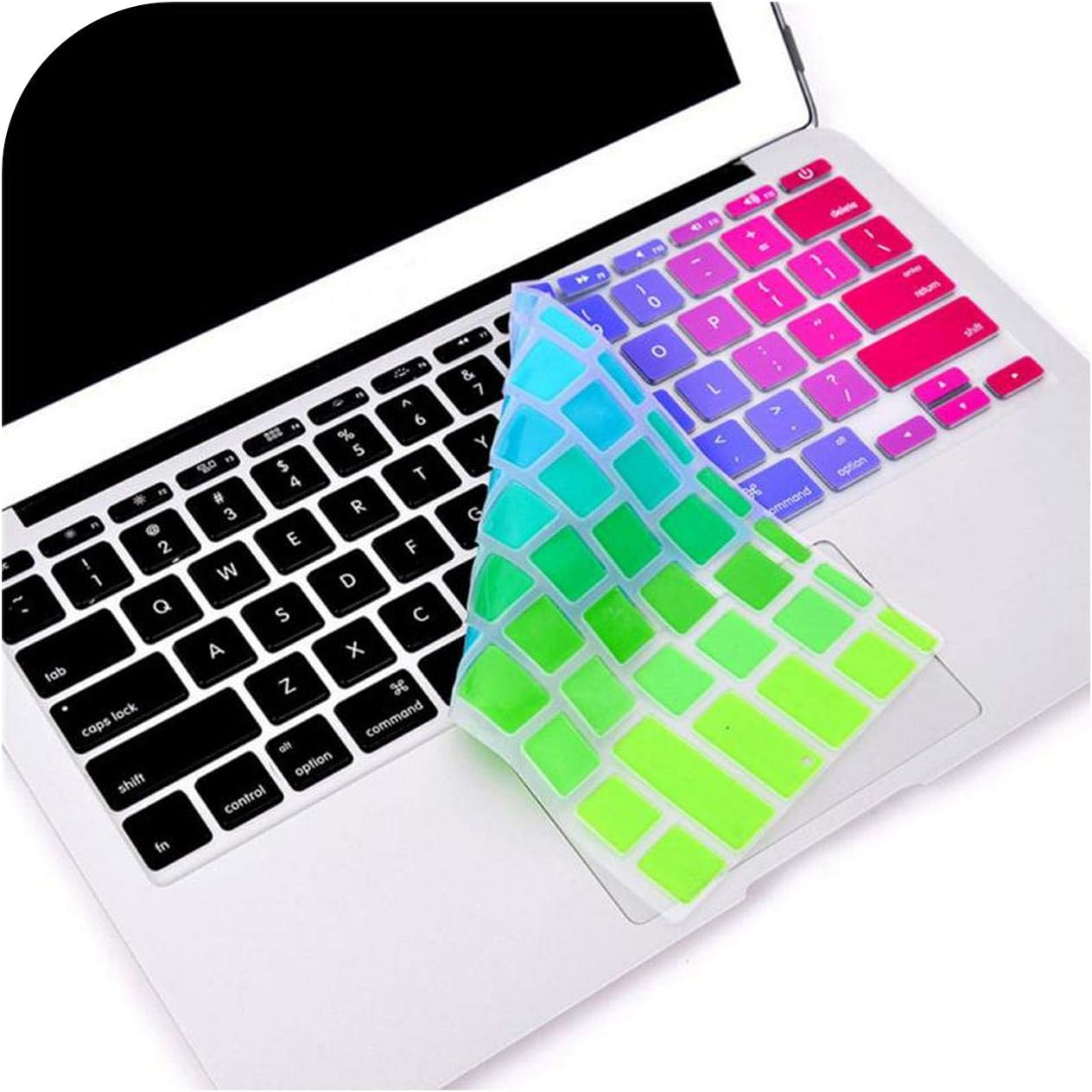 for/Keyboard Cover 13 15 Rainbow Laptop US Keyboard Stickers and