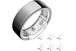 SZJCLTD 6 Pack Ring Size Adjuster for Oura Ring Gen4/3 & Samsung Galaxy Ring, Upgraded Invisible TPU Sizer, Reusable Adhesive Spacer for Loose Rings (Clear, S)