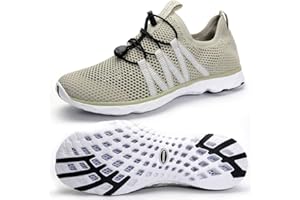 SUOKENI Men's Quick Drying Slip On Water Shoes for Beach or Water Sports