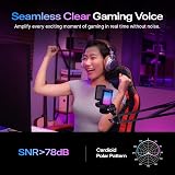 MAONO Gaming USB Microphone Noise Cancellation Condenser Mic with Boom Arm view 4