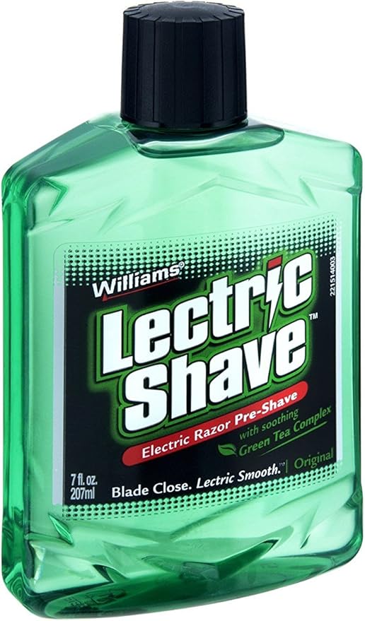 Williams Lectric Shave Lotion Regular 7 Oz, Pack of 3 by Lectric