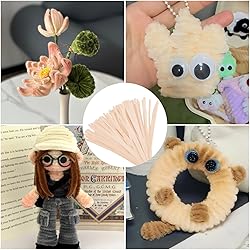 ESUOHYM 200 PCS Beige Colors Pipe Cleaners Craft