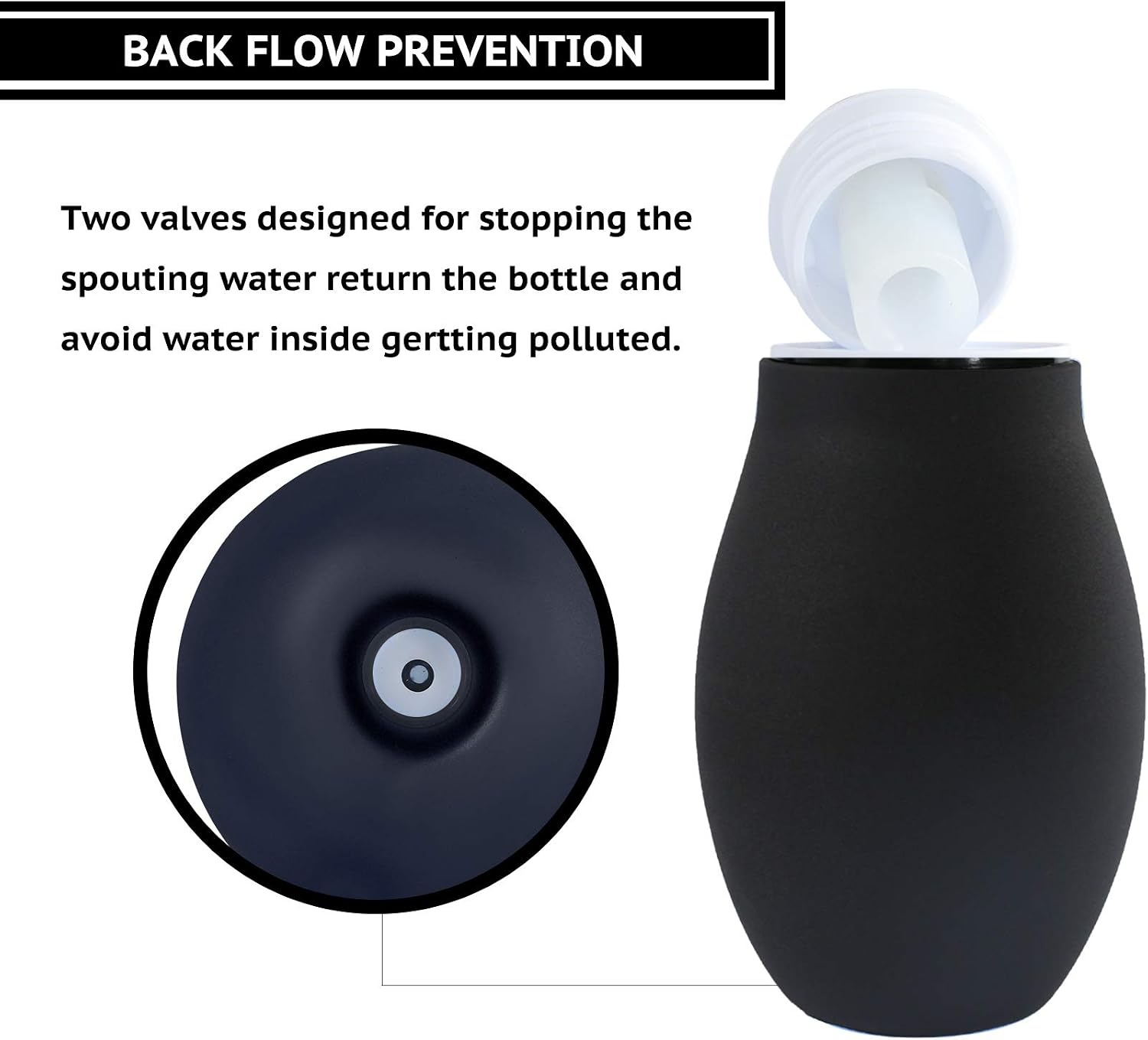 TopQuaFocus 420ml Enema Bulb Kit - Large Anal Douche Bulb, Colon Irrigation Enemas for Man Woman (Black), 420 ml - Black - Image 5