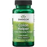 Swanson Colon Helper - Promotes Digestive Health Using Vervain, Goldenseal Root, Slippery Elm Bark & More - Herbal Supplement Aiding Healthy Eliminations - (60 Capsules)(1 Pack)