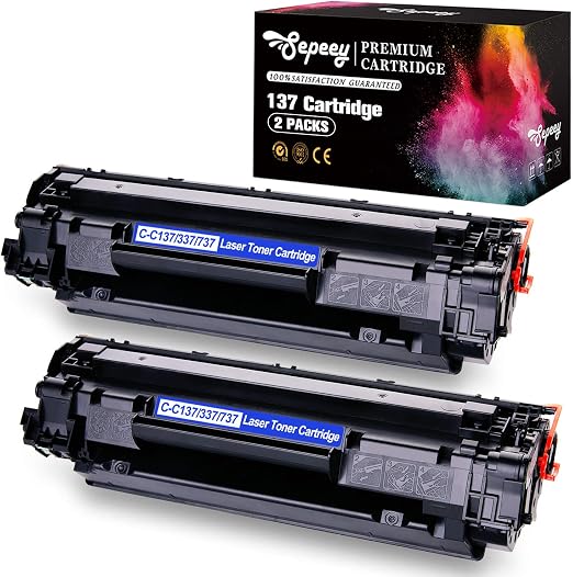 5-Pack Compatible Toner For Canon 137 - Works With ImageCLASS MF244dw, MF247dw Printers